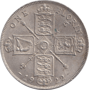 1922 ONE FLORIN ( GVF ) - WORLD COINS - Cambridgeshire Coins