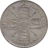 1922 ONE FLORIN ( VF ) - FLORIN - Cambridgeshire Coins