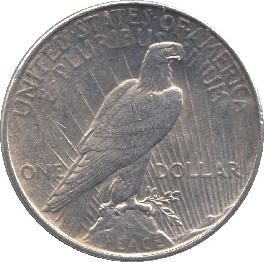 1922 PEACE DOLLAR USA PHILADELPHIA MINT - SILVER WORLD COINS - Cambridgeshire Coins