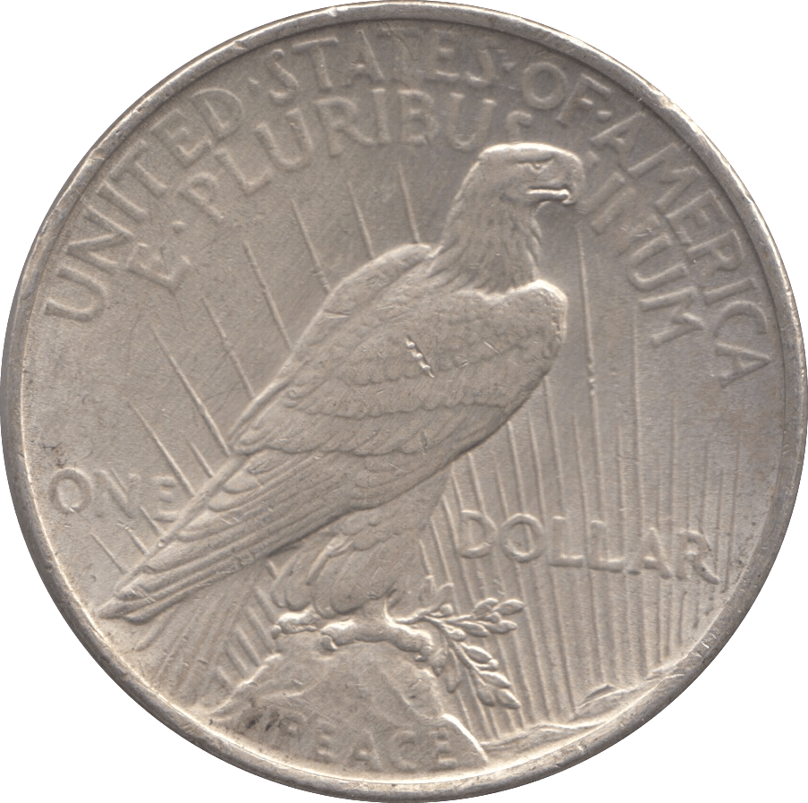 1922 PEACE DOLLAR USA PHILADELPHIA MINT - SILVER WORLD COINS - Cambridgeshire Coins