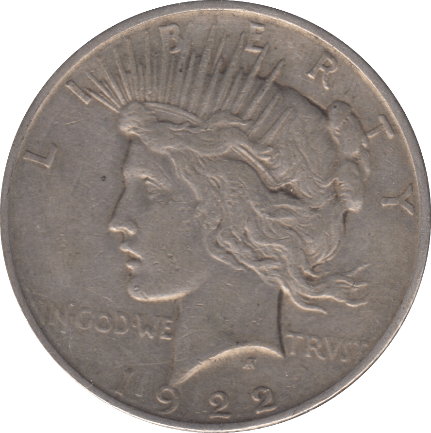 1922 PEACE DOLLAR USA SAN FRANCISCO MINT - WORLD COINS - Cambridgeshire Coins