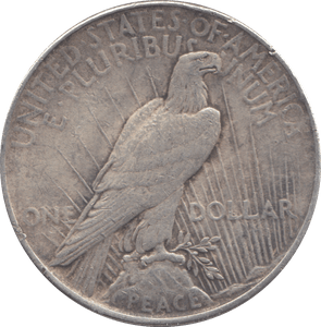 1922 PEACE DOLLAR USA - WORLD COINS - Cambridgeshire Coins