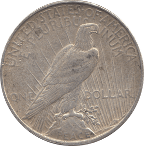1922 PEACE DOLLAR USA - WORLD COINS - Cambridgeshire Coins