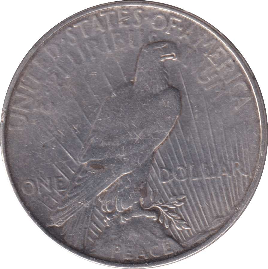 1922 PEACE DOLLAR USA - WORLD COINS - Cambridgeshire Coins