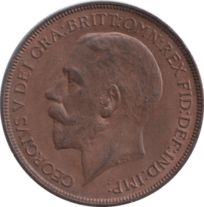 1922 PENNY ( AUNC ) 2 - PENNY - Cambridgeshire Coins