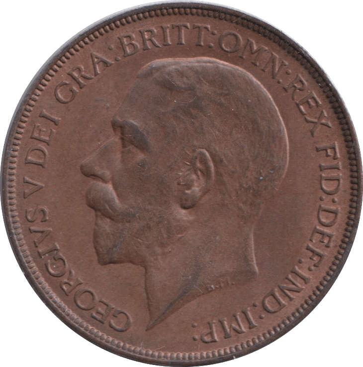 1922 PENNY ( AUNC ) 2 - PENNY - Cambridgeshire Coins