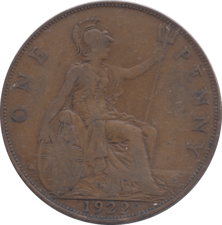 1922 PENNY ( FINE ) - PENNY - Cambridgeshire Coins