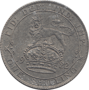 1922 SHILLING ( AUNC ) - WORLD COINS - Cambridgeshire Coins