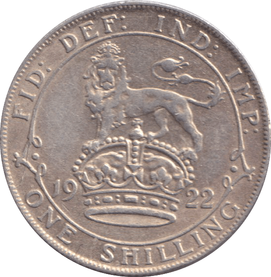 1922 SHILLING ( FINE ) - SHILLING - Cambridgeshire Coins