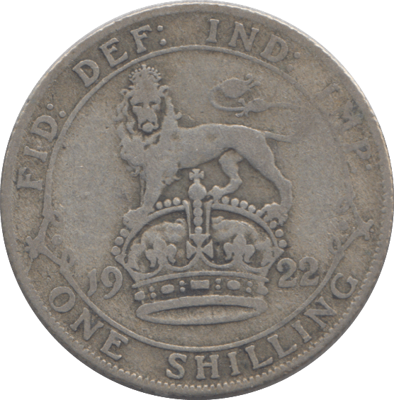 1922 SHILLING ( FINE ) - SHILLING - Cambridgeshire Coins