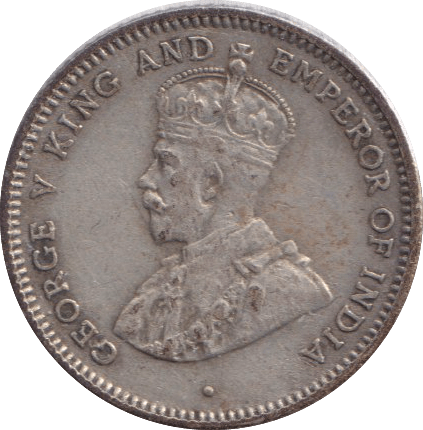 1922 SILVER 25 CENT CEYLON - SILVER WORLD COINS - Cambridgeshire Coins