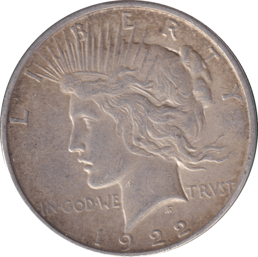 1922 SILVER DOLLAR USA - SILVER WORLD COINS - Cambridgeshire Coins