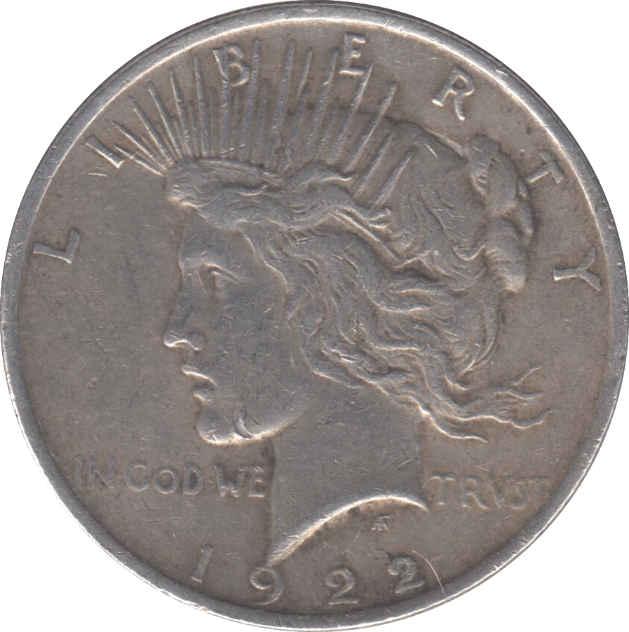 1922 SILVER DOLLAR USA - SILVER WORLD COINS - Cambridgeshire Coins