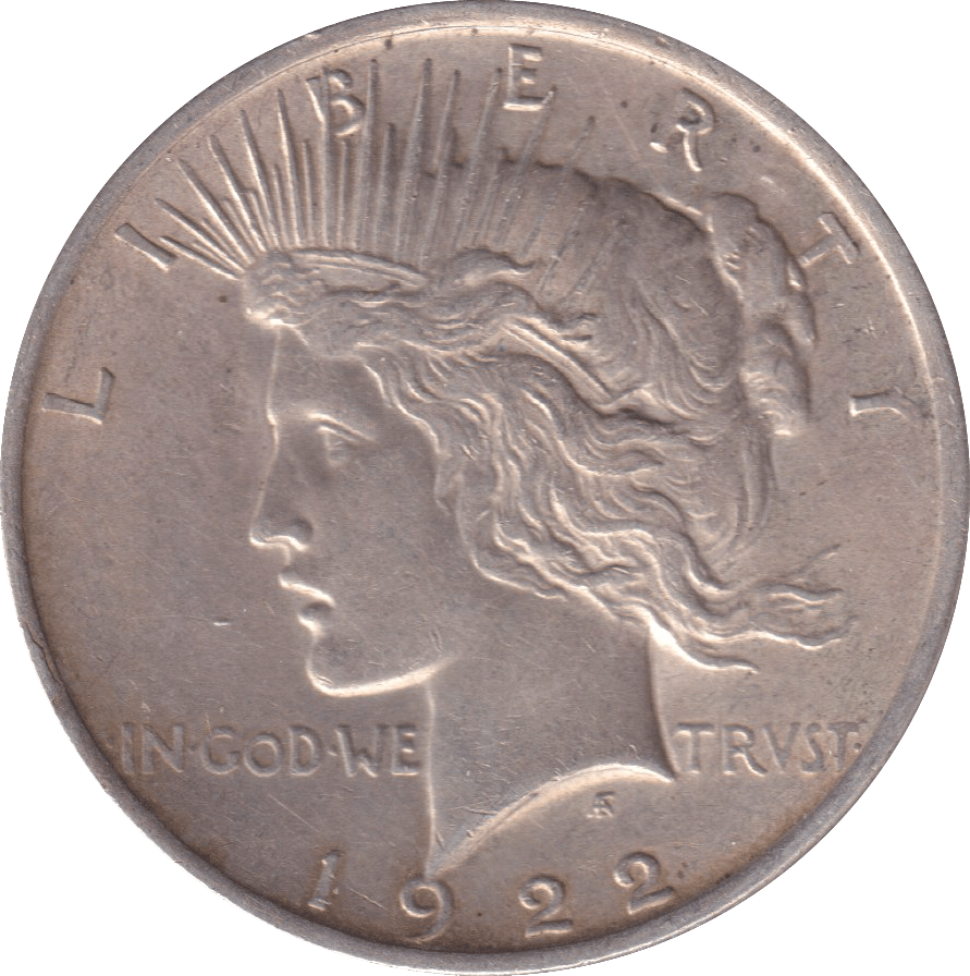1922 SILVER DOLLAR USA - SILVER WORLD COINS - Cambridgeshire Coins