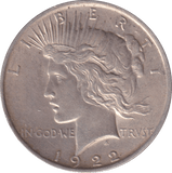 1922 SILVER DOLLAR USA - SILVER WORLD COINS - Cambridgeshire Coins