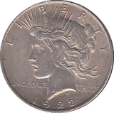 1922 SILVER DOLLAR USA - SILVER WORLD COINS - Cambridgeshire Coins