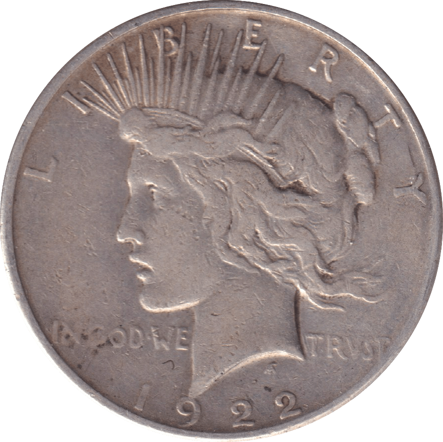1922 SILVER DOLLAR USA - SILVER WORLD COINS - Cambridgeshire Coins
