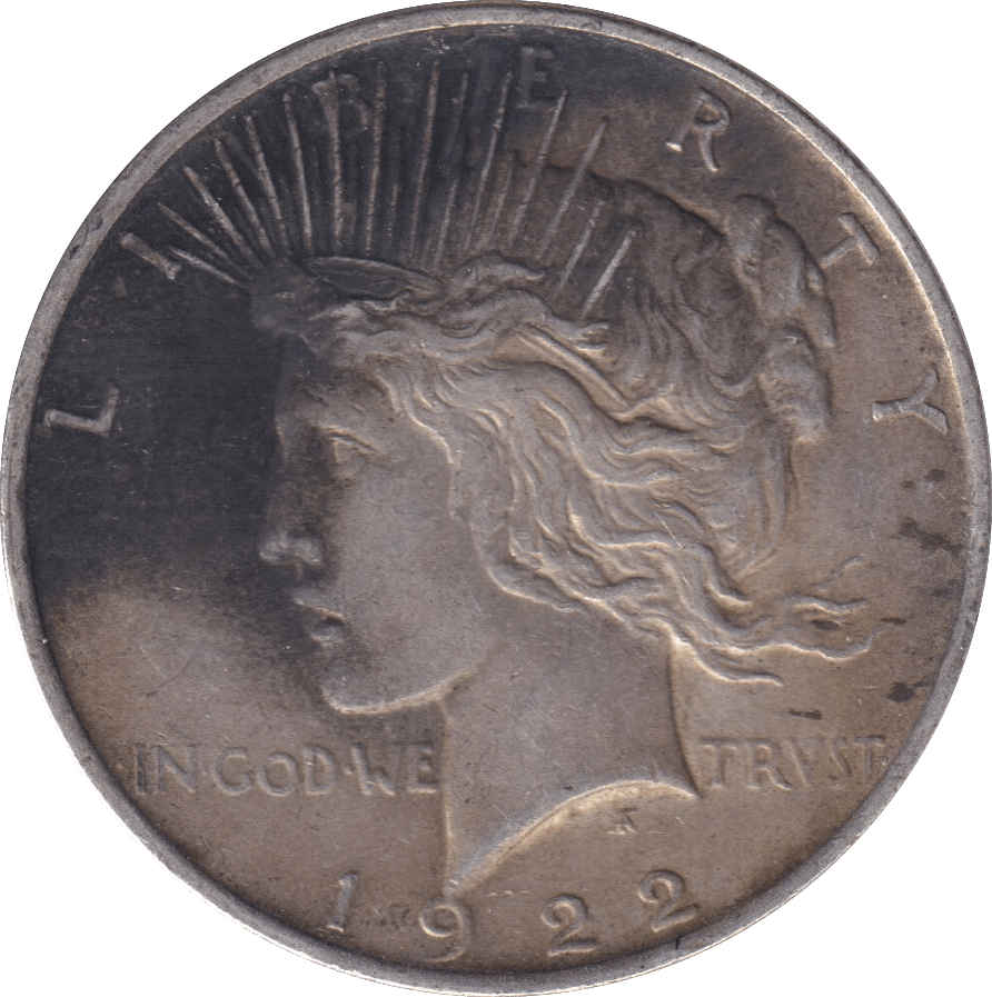 1922 SILVER DOLLAR USA - SILVER WORLD COINS - Cambridgeshire Coins