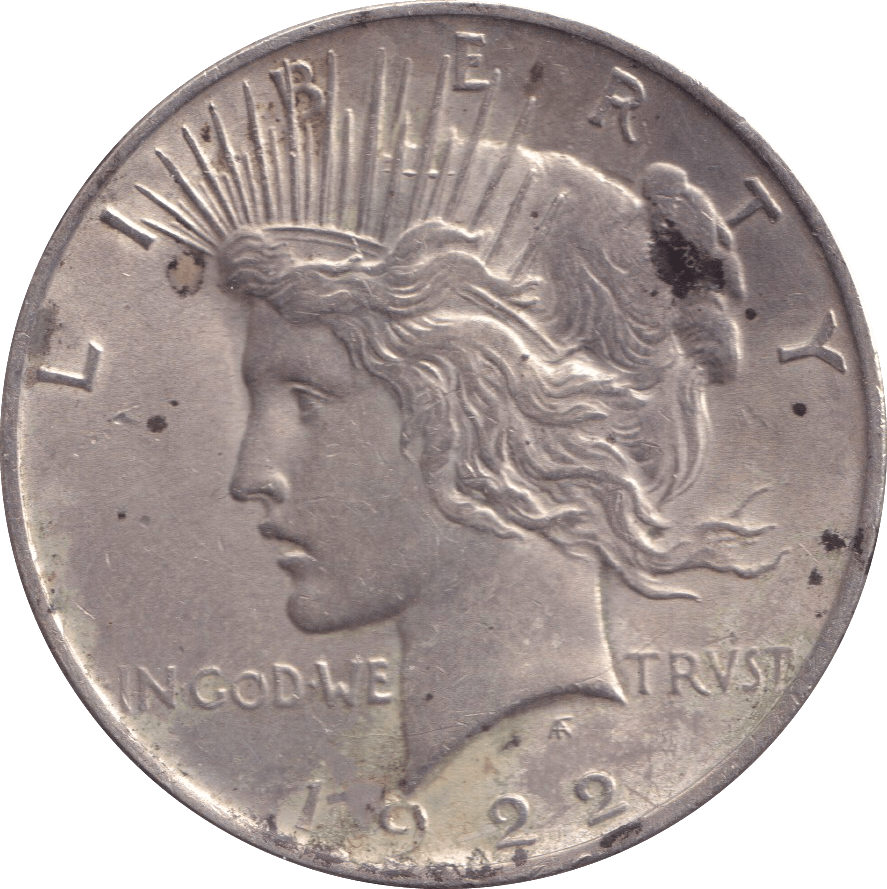 1922 SILVER DOLLAR USA - SILVER WORLD COINS - Cambridgeshire Coins