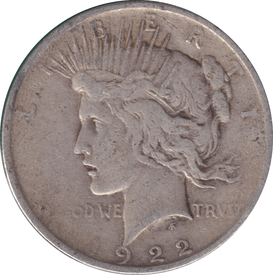 1922 SILVER DOLLAR USA - SILVER WORLD COINS - Cambridgeshire Coins