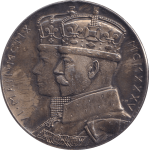 1922 SILVER GEORGE V JUBILEE MEDALLION - SILVER WORLD COINS - Cambridgeshire Coins