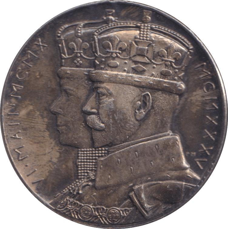 1922 SILVER GEORGE V JUBILEE MEDALLION - SILVER WORLD COINS - Cambridgeshire Coins