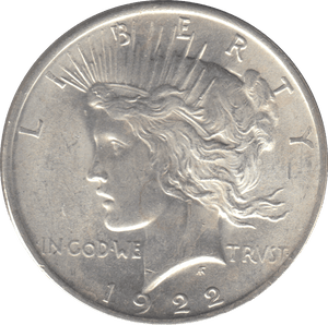 1922 SILVER ONE DOLLAR USA - SILVER WORLD COINS - Cambridgeshire Coins
