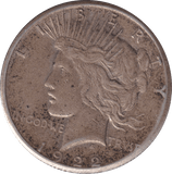 1922 SILVER ONE DOLLAR USA - SILVER WORLD COINS - Cambridgeshire Coins
