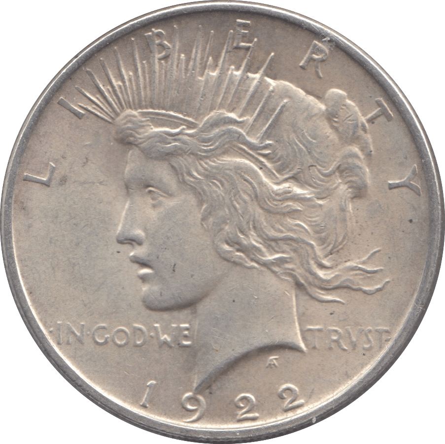 1922 SILVER ONE DOLLAR USA - SILVER WORLD COINS - Cambridgeshire Coins