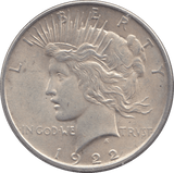 1922 SILVER ONE DOLLAR USA - SILVER WORLD COINS - Cambridgeshire Coins