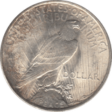 1922 SILVER PEACE DOLLAR PHILADELPHIA MINT 2 - SILVER WORLD COINS - Cambridgeshire Coins