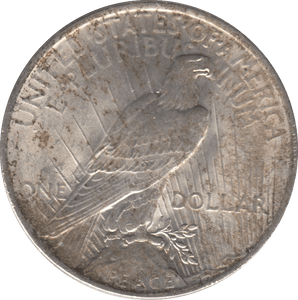 1922 SILVER PEACE DOLLAR PHILADELPHIA MINT 3 - SILVER WORLD COINS - Cambridgeshire Coins