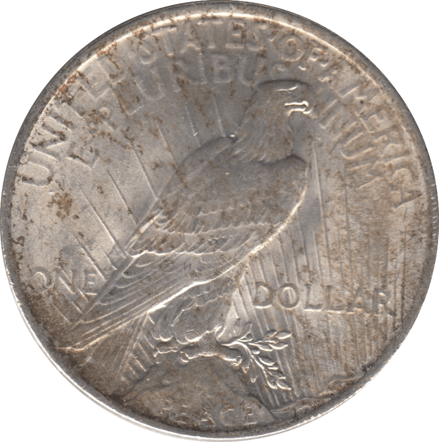 1922 SILVER PEACE DOLLAR PHILADELPHIA MINT 3 - SILVER WORLD COINS - Cambridgeshire Coins