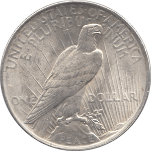 1922 SILVER PEACE DOLLAR PHILADELPHIA MINT - SILVER WORLD COINS - Cambridgeshire Coins