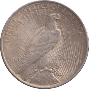 1922 SILVER PEACE DOLLAR PHILADELPHIA MINT - SILVER WORLD COINS - Cambridgeshire Coins