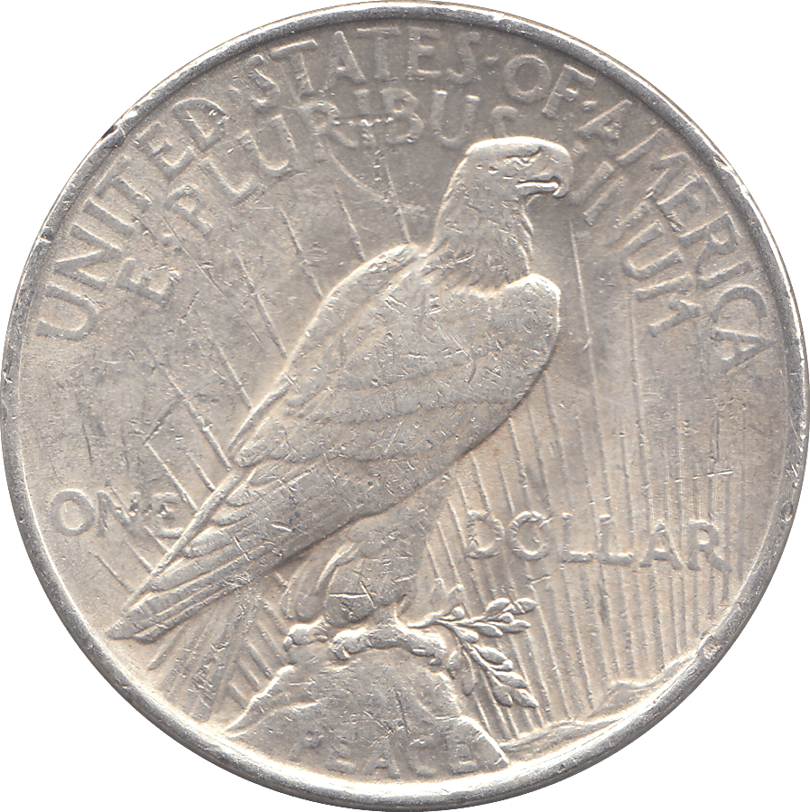 1922 SILVER PEACE DOLLAR PHILADELPHIA MINT - SILVER WORLD COINS - Cambridgeshire Coins
