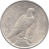 1922 SILVER PEACE DOLLAR PHILADELPHIA MINT - SILVER WORLD COINS - Cambridgeshire Coins