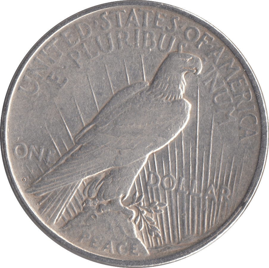 1922 SILVER PEACE DOLLAR USA DENVER MINT - SILVER WORLD COINS - Cambridgeshire Coins