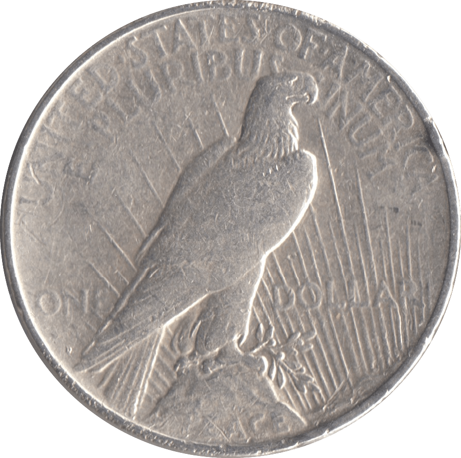 1922 SILVER PEACE DOLLAR USA DENVER MINT - SILVER WORLD COINS - Cambridgeshire Coins