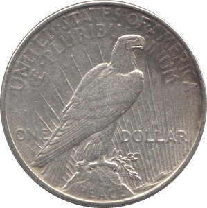 1922 SILVER PEACE DOLLAR USA DENVER MINT - SILVER WORLD COINS - Cambridgeshire Coins