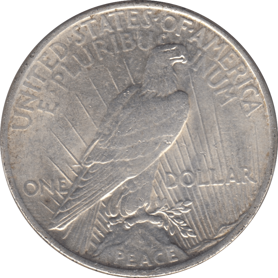 1922 SILVER PEACE DOLLAR USA PHILADELPHIA MINT - SILVER WORLD COINS - Cambridgeshire Coins
