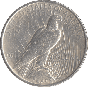 1922 SILVER PEACE DOLLAR USA PHILADELPHIA MINT - SILVER WORLD COINS - Cambridgeshire Coins