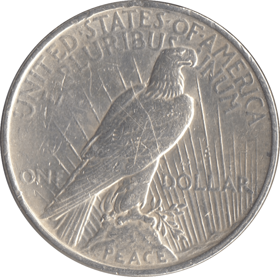 1922 SILVER PEACE DOLLAR USA PHILADELPHIA MINT - SILVER WORLD COINS - Cambridgeshire Coins