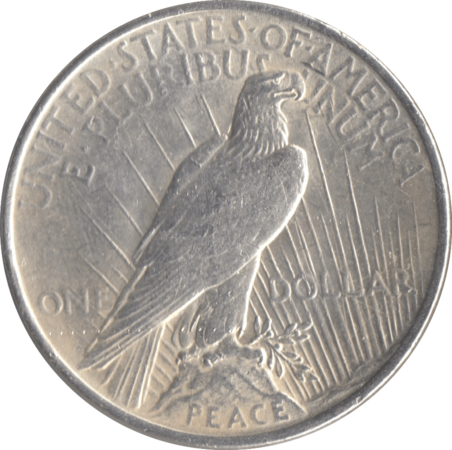 1922 SILVER PEACE DOLLAR USA PHILADELPHIA MINT - SILVER WORLD COINS - Cambridgeshire Coins