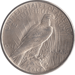 1922 SILVER PEACE DOLLAR USA PHILADELPHIA MINT - SILVER WORLD COINS - Cambridgeshire Coins