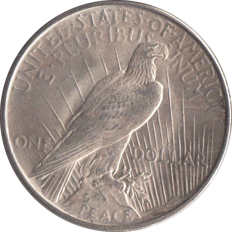1922 SILVER PEACE DOLLAR USA PHILADELPHIA MINT - SILVER WORLD COINS - Cambridgeshire Coins