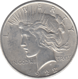 1922 SILVER PEACE DOLLAR USA - SILVER WORLD COINS - Cambridgeshire Coins