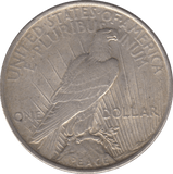 1922 SILVER PEACE DOLLAR USA - SILVER WORLD COINS - Cambridgeshire Coins