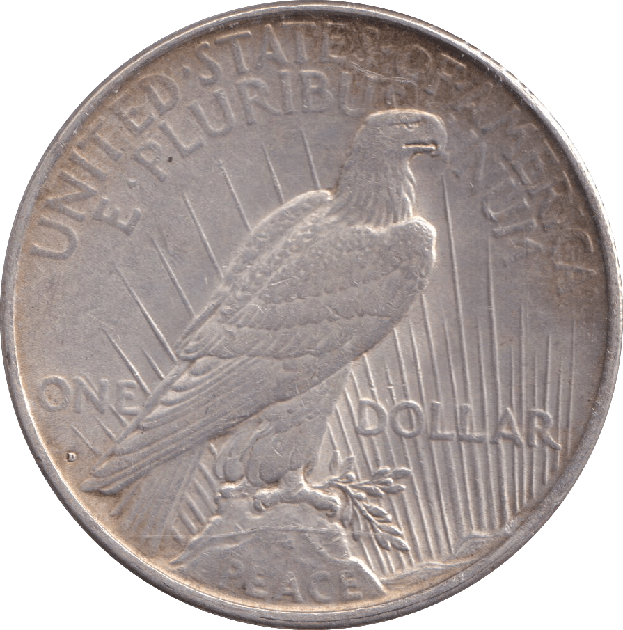 1922 SILVER PEACE DOLLAR USA - SILVER WORLD COINS - Cambridgeshire Coins