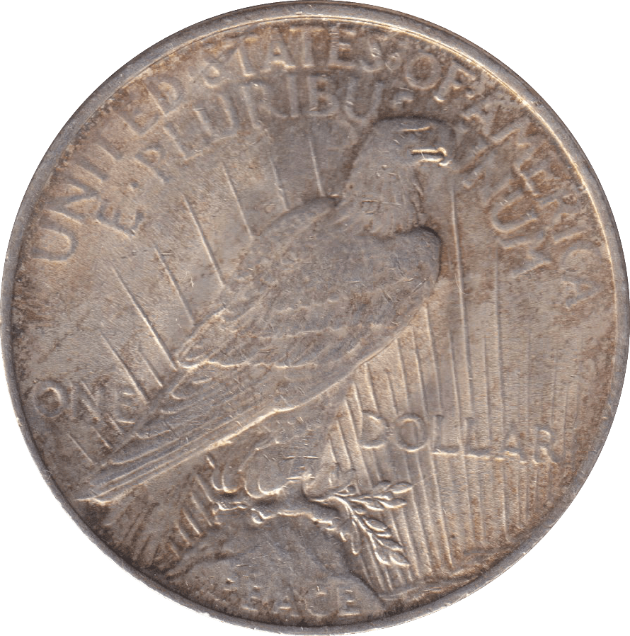 1922 SILVER PEACE DOLLAR USA - SILVER WORLD COINS - Cambridgeshire Coins